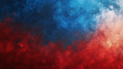 Fototapeta premium Abstract Red and Blue Textured Background