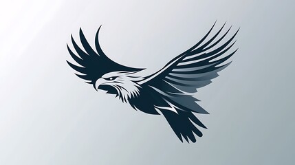 Obraz premium Shimmering golden eagle artwork showcasing metallic feathers and dark tones