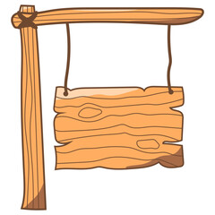 Wooden Sign Board