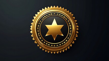 Naklejka premium label with stars