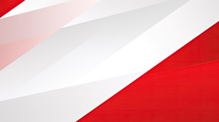 Naklejka premium Abstract design featuring red and white geometric shapes creating a modern visual effect.