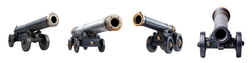 The imposing presence of historical artillery pieces such as cannons mortars and siege engines which have long been symbols of military might and strategic advantage in the theater of warfare