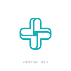 initial letter P PPPP cross sign logo