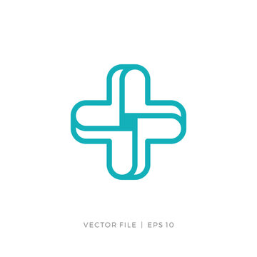 initial letter P PPPP cross sign logo