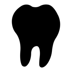 tooth icon, teeth silhouette
