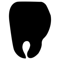 tooth icon, teeth silhouette