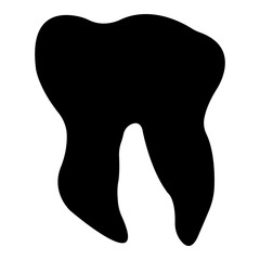 tooth icon, teeth silhouette