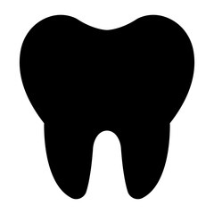 tooth icon, teeth silhouette
