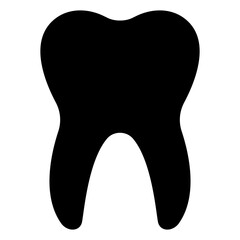 tooth icon, teeth silhouette