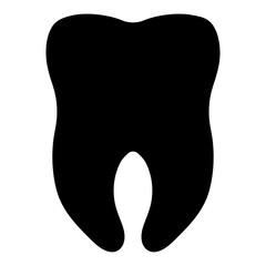 tooth icon, teeth silhouette