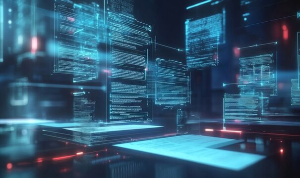 Next Generation Automated Invoice and Receipt Management System with Digital Document Analysis on a Futuristic Interface, Generative AI