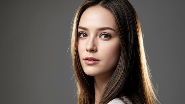 3 transitions for age comparison concept. Same face portrait young and aged. Face split of an old and young women for olding revealing. Comparing mother and daughter. 