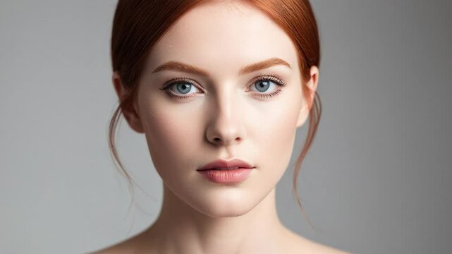 3 transitions for age comparison concept. Same face portrait young and aged. Face split of an old and young women for olding revealing. Comparing mother and daughter. 