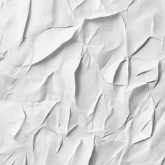 White paper texture background.  Crumpled paper background