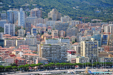 モナコのとても美しい街並み風景Beautiful cityscape of Monaco