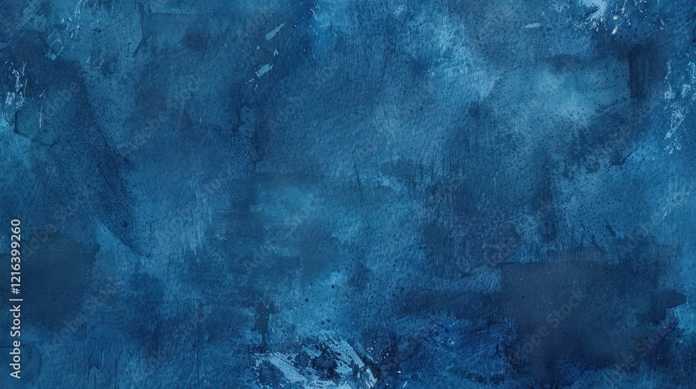 Poster Abstract blue watercolor texture background