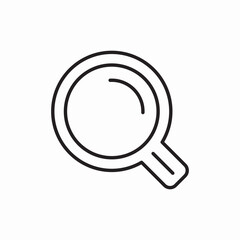 search magnifying glass icon vector sign