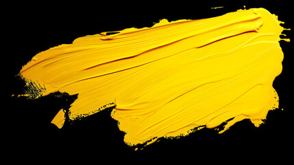 yellow paint illustration,generative ai