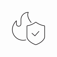 clothing protection check icon vector sign