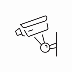 security camera surveillance icon vector sign