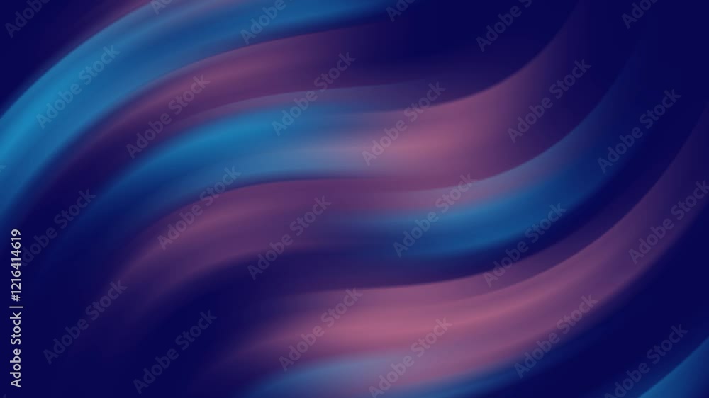 Poster blue pink vibrant gradient wave futuristic modern smooth liquid color changing abstract background a