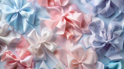 Delicate Pastel Bows - A Gift Wrapping Delight