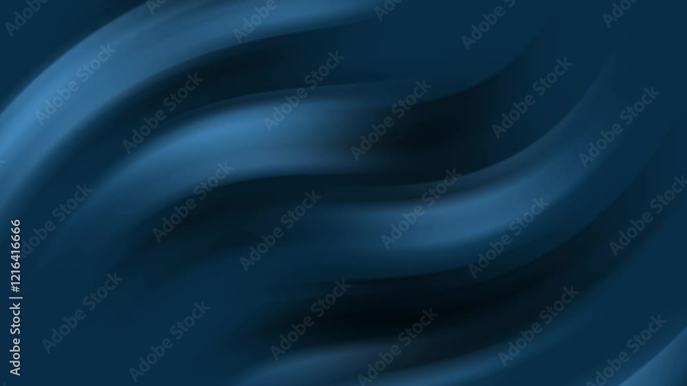 Poster dark blue vibrant gradient wave futuristic modern smooth liquid color changing abstract background a