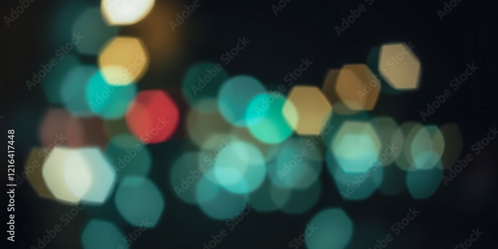 Poster a blurry image of a city street with a red stop sign. the image is a representation of the hustle an
