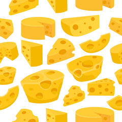 Cheese Seamless Pattern