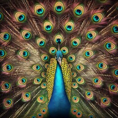Obraz premium close up of a peacock