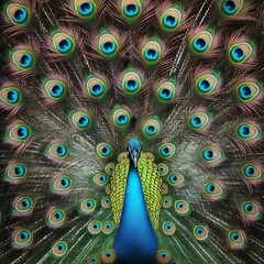 Obraz premium close up of a peacock