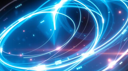 Energy flow abstract background