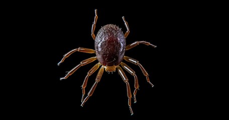 A close-up view of a spider highlighting its features and structure.