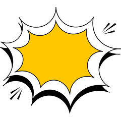 Obraz premium Comic Explosion Effect