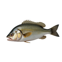 Fototapeta premium Fish isolated on white background