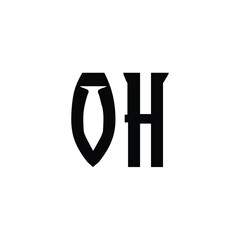 Minimalist logo,

OH monogram logo design letter text name symbol monochrome logotype alphabet character simple logo
