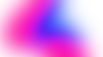 Abstract design element in the form of a blurred gradient in pink and blue tones with grain texture © Anna