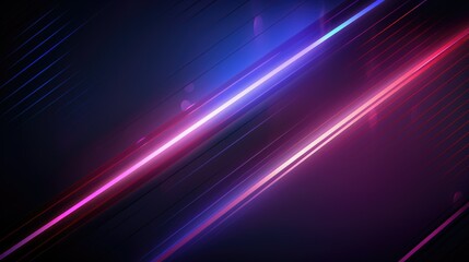 Fototapeta premium Abstract digital background with vibrant diagonal lines in purple and blue hues.