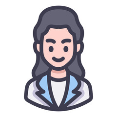 female singer avatar filled