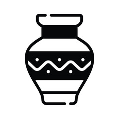 Decorative vase symbolizing art, culture, and traditional elegance.