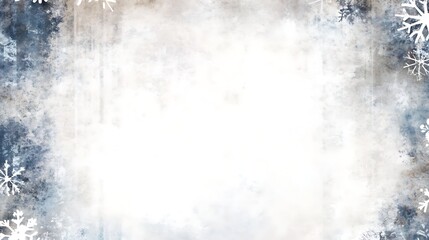 Winter Wonderland Background With Delicate Snowflakes