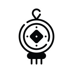 Amulet icon design in trendy style ready to use vector