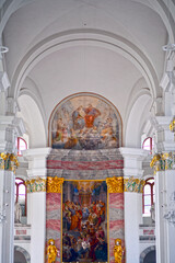 Innenansicht der Jesuitenkirche in Heidelberg
