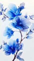 blue flowers