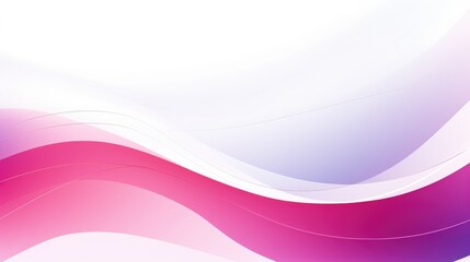 Obraz premium A smooth gradient design with flowing waves in pink and purple hues.