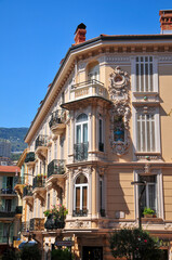 モナコのとても美しい街並み風景Beautiful cityscape of Monaco