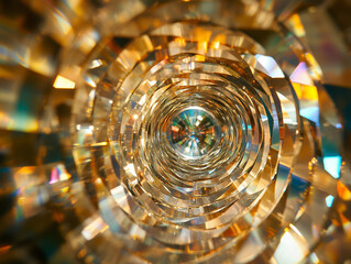 Golden Spiral of Light