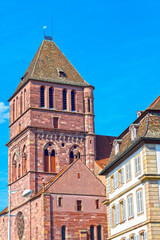 Fototapeta premium Die lutherische Thomaskirche in Straßburg