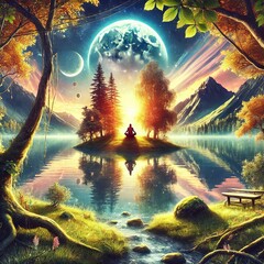 The scene as a symbol of connection to nature