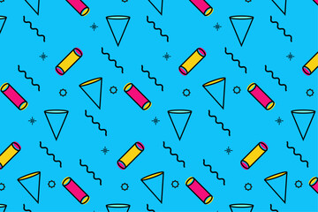 Abstract cube geometric tile pattern. Seamless cube vector pattern. Embossed cuboid hexagonal tile pattern.